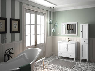 Nueva colección de muebles Rústicos Boheme , Cuartodebaño.com Cuartodebaño.com Rustikale Badezimmer Aufbewahrungen