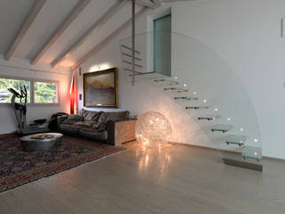 Il design incontra Riva del Garda grazie al Total Glass , Interbau Interbau Modern dining room