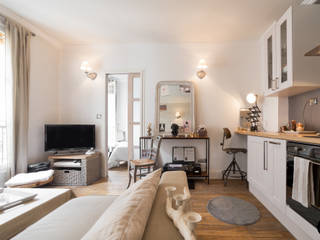 Boulevard Haussmann, Decoration Parisienne Decoration Parisienne Modern living room