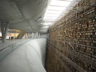bibliothèque de stockholm, D3 architectes D3 architectes Commercial spaces