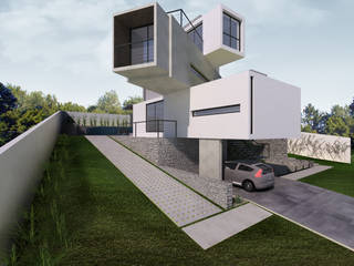 Casa Contêiner, K+S arquitetos associados K+S arquitetos associados Casas modernas