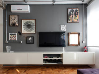 Manoel Guedes, PM Arquitetura PM Arquitetura Industrial style media room