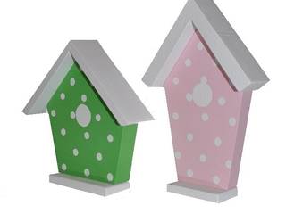 Domki - budki dla ptaków 3D, Zuzu Design Zuzu Design Modern Çocuk Odası