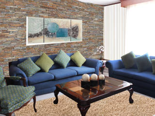 Sala , Spazio3Design Spazio3Design Rustic style living room