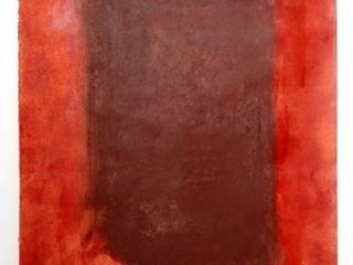 Tusche Arbeiten auf Papier, Marsala Rot, KunstKaufRauschArtig KunstKaufRauschArtig Ulteriori spazi