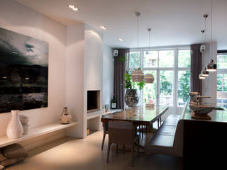 Familiehuis, Amsterdam Zuid, Binnenvorm Binnenvorm Eclectic style dining room