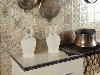 Azulejos rústicos, INTERAZULEJO INTERAZULEJO Rustic style kitchen