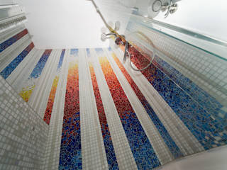 Mosaïque personnalisée - Salles de bain, Art Mosaico Art Mosaico Nowoczesna łazienka