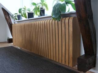 Oak Radiator Cover Cool Radiators? It’s Covered! Scandinavian style houses Wood Wood effect Accessories & decoration