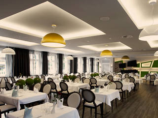OH : BERGHOTEL RESTAURANT + TAGUNG, GiSi.ARCHiTECTURE GiSi.ARCHiTECTURE Commercial spaces