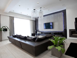 Glamour, KLIFF DESIGN KLIFF DESIGN Modern living room