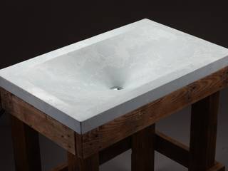 concrete sink "White sea lagoon", Pietra Danzare Pietra Danzare Bathroom