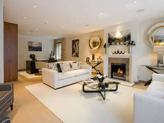 Mews House, Pont Street Mews, Knightsbridge, London, RBD Architecture & Interiors RBD Architecture & Interiors Soggiorno moderno