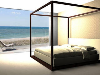 Vista Oceano, Elena Valenti Studio Design Elena Valenti Studio Design Colonial style bedroom