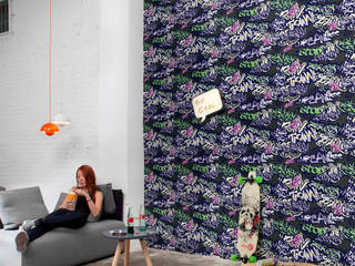 Stars & Stripes Wallpaper Collection, Paper Moon Paper Moon Tường & sàn phong cách hiện đại