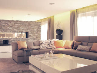 luxe woonboerderij Noord-Holland, AVEM Architecten AVEM Architecten Modern living room