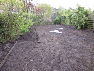 Renovatie achtertuin, Van Dijk Tuinen Groningen Van Dijk Tuinen Groningen Modern style gardens