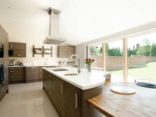 Mode Kitchen in Anthracite Oak Designed by Duncan Brown, Stoneham Kitchens Stoneham Kitchens Modern Mutfak