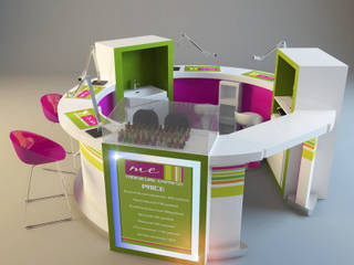 Проект Неил бара (маникюр экспрес), Your royal design Your royal design Minimalistische Bürogebäude