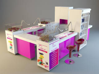 Проект Неил бара (маникюр экспрес) 2, Your royal design Your royal design Minimalistische Bürogebäude