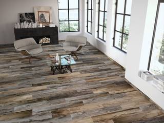 Pavimentos imitación a madera, INTERAZULEJO INTERAZULEJO Scandinavian style living room