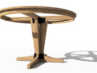 RIM TABLE, ROARHIDE Industrial designs ROARHIDE Industrial designs 인더스트리얼 다이닝 룸