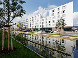 Bahnstadt Heidelberg, Planquadrat Elfers Geskes Krämer PartGmbB Planquadrat Elfers Geskes Krämer PartGmbB Modern houses