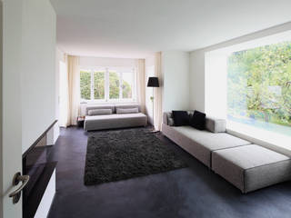 Einfamilienhaus G, Architekturbüro Dongus Architekturbüro Dongus Modern living room