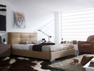 Gamamobel Night Rio homify Cuartos de estilo moderno Camas y cabeceras