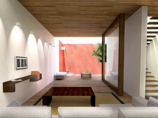 Maison Kut, Interlude Architecture Interlude Architecture Modern living room