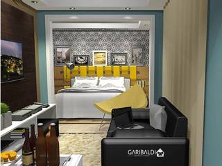 Apartamento de um jovem casal , Garibaldi - Arquitetura . Interiores Garibaldi - Arquitetura . Interiores غرفة المعيشة