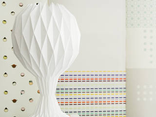 白SHIRO table lamp, metrocuadro-design metrocuadro-design Casas minimalistas