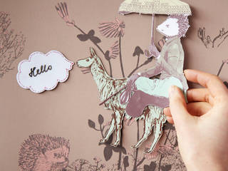 Magnetic Woodlands Wallpaper von Sian Zeng Landhaus