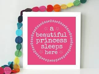 Always Sparkle's Bright & Colourful 'Paper Smiles' Framed Art Prints, Always Sparkle Always Sparkle Modern nursery/kids room