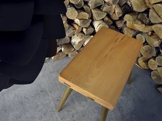 Stołki / Stoliki GOAT STOOL - GOLD, SILVER, WHITE, D2 Studio D2 Studio Вітальня