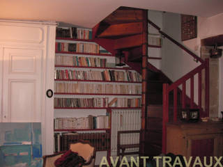 Rénovation appartement A. Lyon (6ème), Marion Bochirol Architecte d'Intérieur CFAI Marion Bochirol Architecte d'Intérieur CFAI Living room