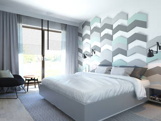 63m2, ADV Design ADV Design Dormitorios de estilo minimalista