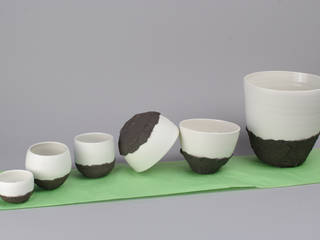vaisselle porcelaine, Atelier Entre Terres Atelier Entre Terres Cucina moderna