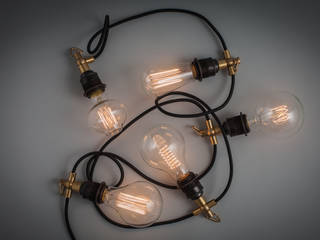 Lichterkette, Edisson Edisson インダストリアルデザインの リビング 照明