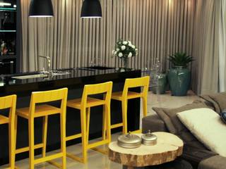 Projeto de Interior Área Social Apartamento, Kubbo Arquitetos Kubbo Arquitetos Cuisine moderne