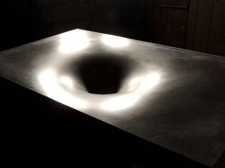 Bespoke Concrete Infinity Sink , Forma Studios Forma Studios Baños de estilo minimalista