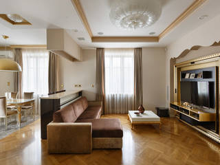 Классическая квартира в Санкт-Петербурге., KRAUKLIT VALERII KRAUKLIT VALERII Living room