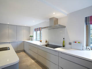 The Painted Handle-less Kitchen, Duck Egg Kitchens Duck Egg Kitchens Moderne keukens