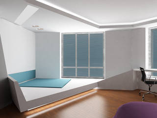 Квартира в жилом комплексе Ван-Вителли в Санкт-Петербурге. , (DZ)M Интеллектуальный Дизайн (DZ)M Интеллектуальный Дизайн Minimalist bedroom