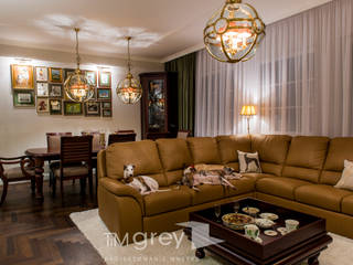 Classic Design - 230m2, TiM Grey Interior Design TiM Grey Interior Design Classic style living room