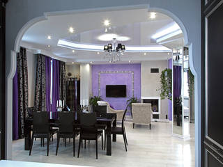 По мотивам Ар Деко, Архитектурная студия Сенчугова Алексндра Архитектурная студия Сенчугова Алексндра Modern Living Room