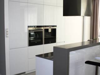 Apartament Warszawa Murano , ABC kuchnie ABC kuchnie Minimalistyczna kuchnia