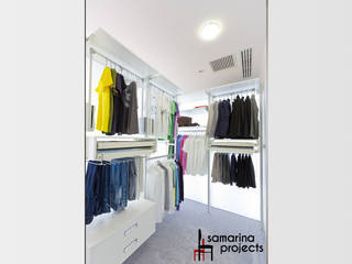 Лофт с характером, Samarina projects Samarina projects Minimalist dressing room