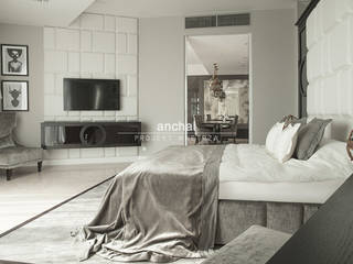 Klasyczny apartament, Anchal Anna Kuk-Dutka Anchal Anna Kuk-Dutka Classic style bedroom