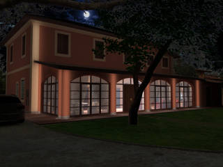 Villa in Rome, Planet G Planet G Klassischer Wintergarten
